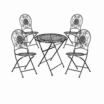 Barcelona Bistro Set in Vintage Copper includes 28" Table and 4 Round Chairs