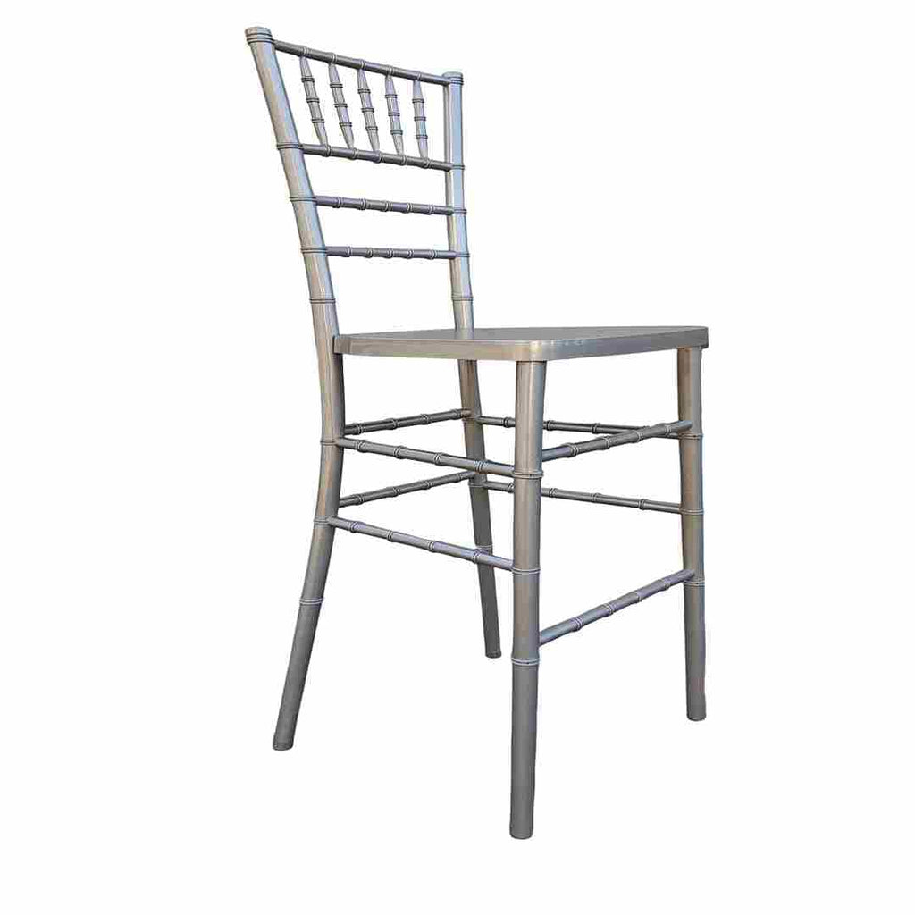 Sparkling Resin Steel Skeleton Ballroom Barstool