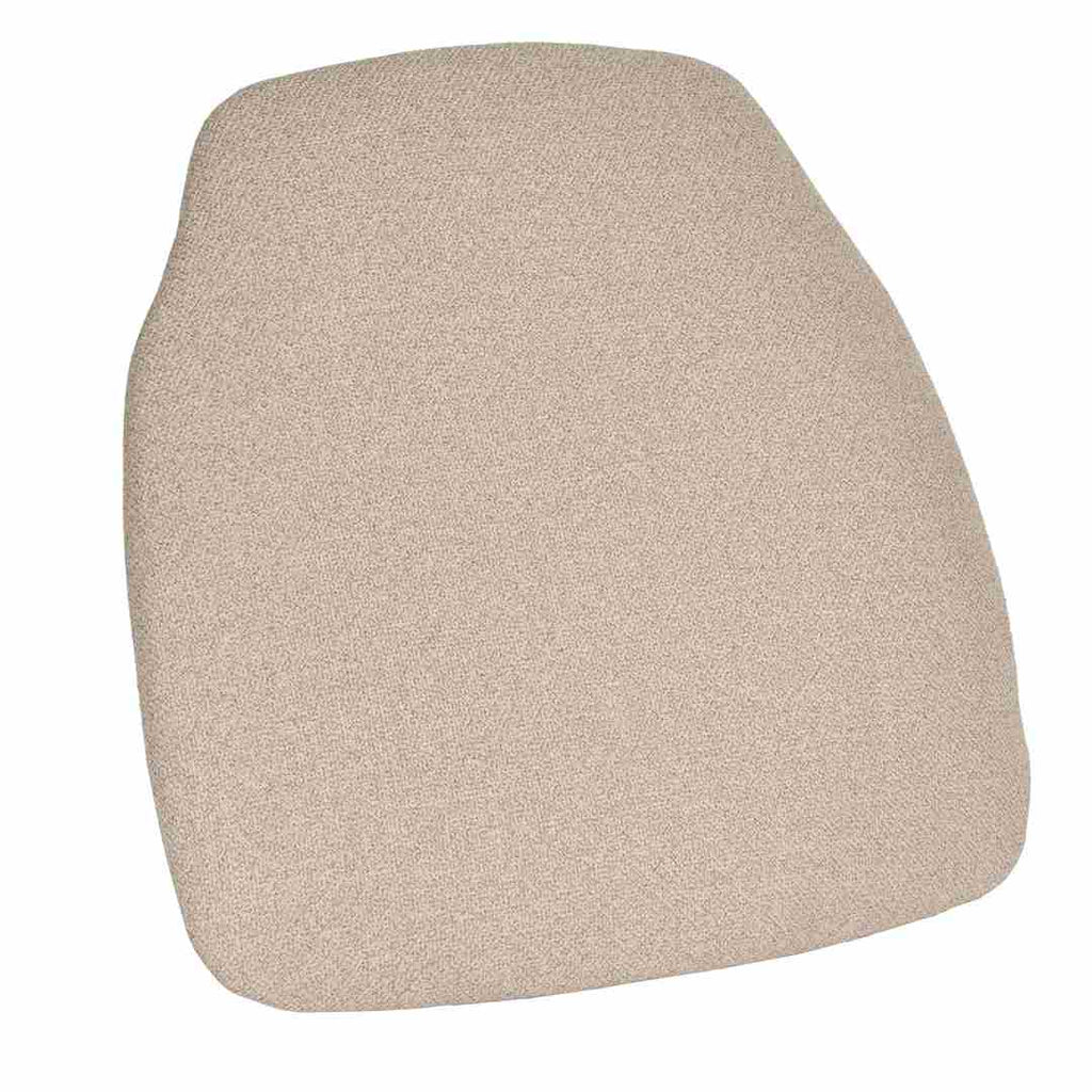 1.75" Thick Fabric Panel Back Ballroom Chair Cushion and Non-Slip Backing