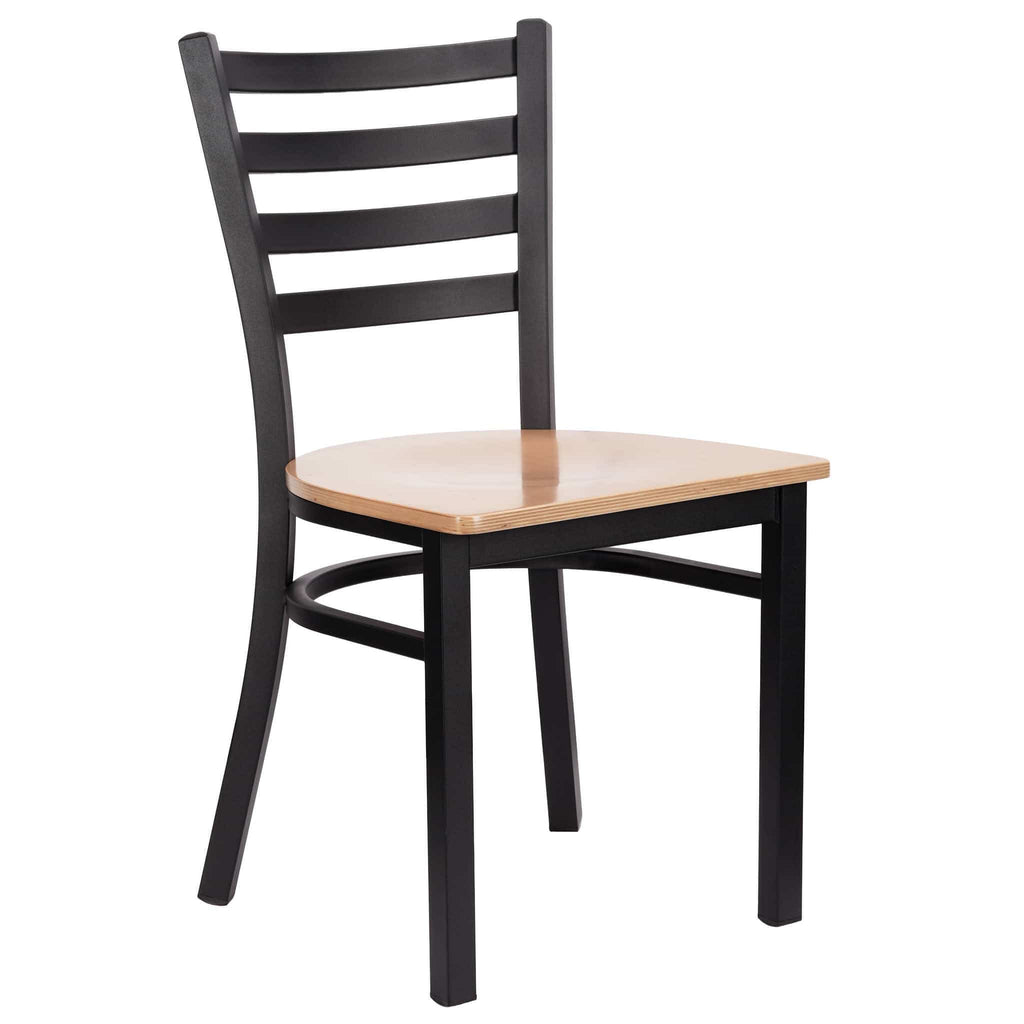 Ladder Back Restaurant Chair with Frame and Seat