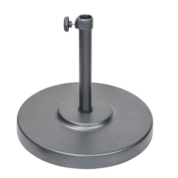 Hammertone Gray 50 lbs Umbrella Base with Steel Casing