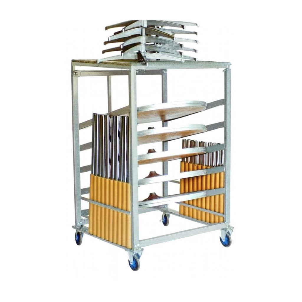 Steel Table Cart for Cocktail Table Kits - up to 10 Tables