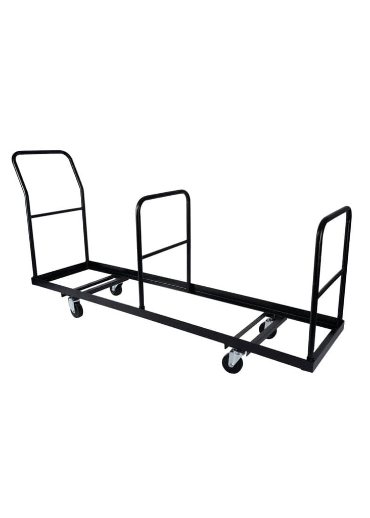 Extra Large Steel Folding Chair Cart for Poly Resin Bamboo and Wood Folding Chairs - up to 50 chairs