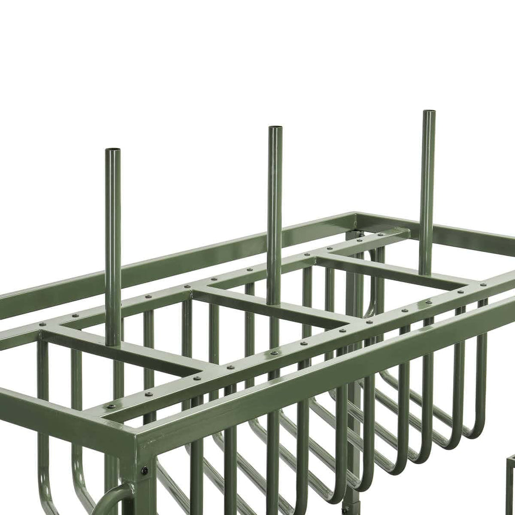 12 Metal 36" (3 Foot) Round Cocktail Table Kits + Cocktail Table Cart