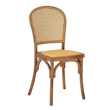 Bent Cane Resin Chair