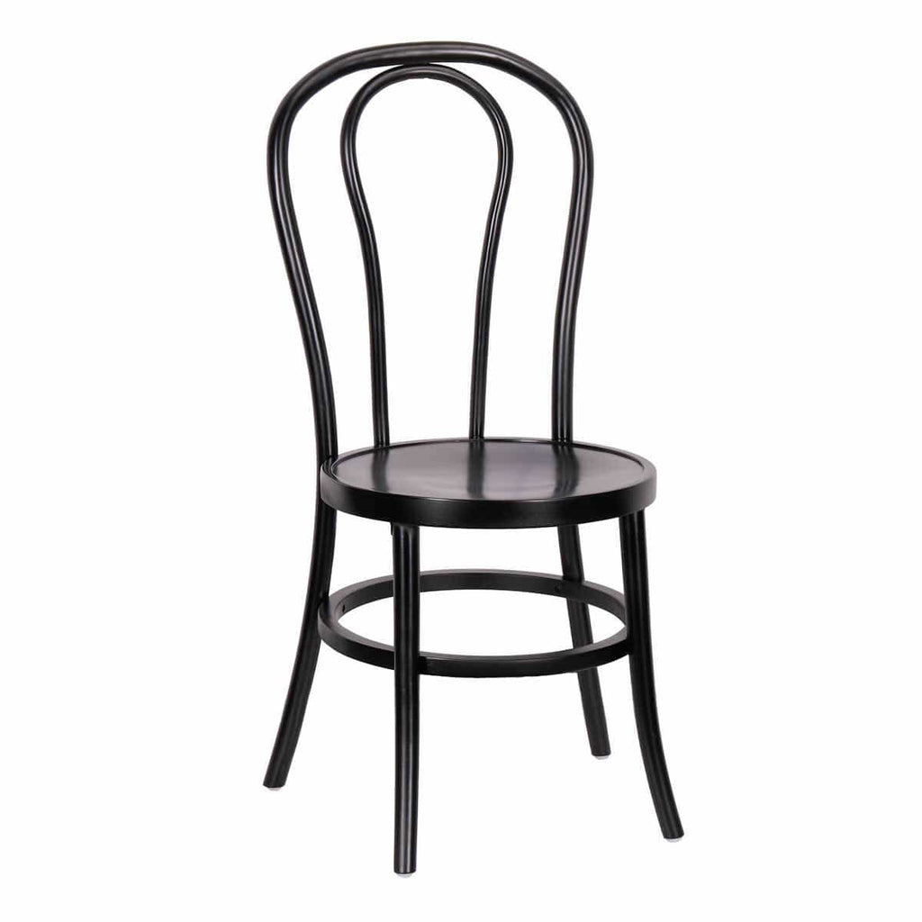Heavy-Duty Wood Bentwood Chair with Round Seat