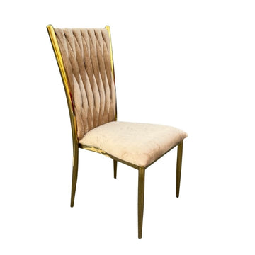 Caterpillar Chair Stainless Steel Frame with Cushions