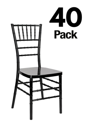 40 Chair Pack Steel-Core Resin Ballroom Chair
