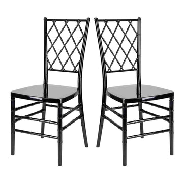Diamond Resin Chair - 2 Pack