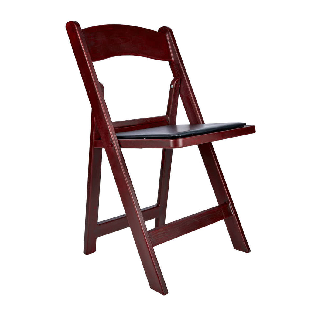 Resin Steel-Core Folding Chair with Seat