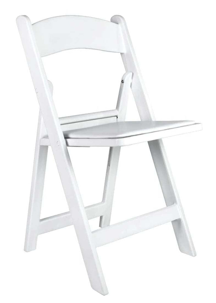 ToughResin Folding Chair with Vinyl Cushion