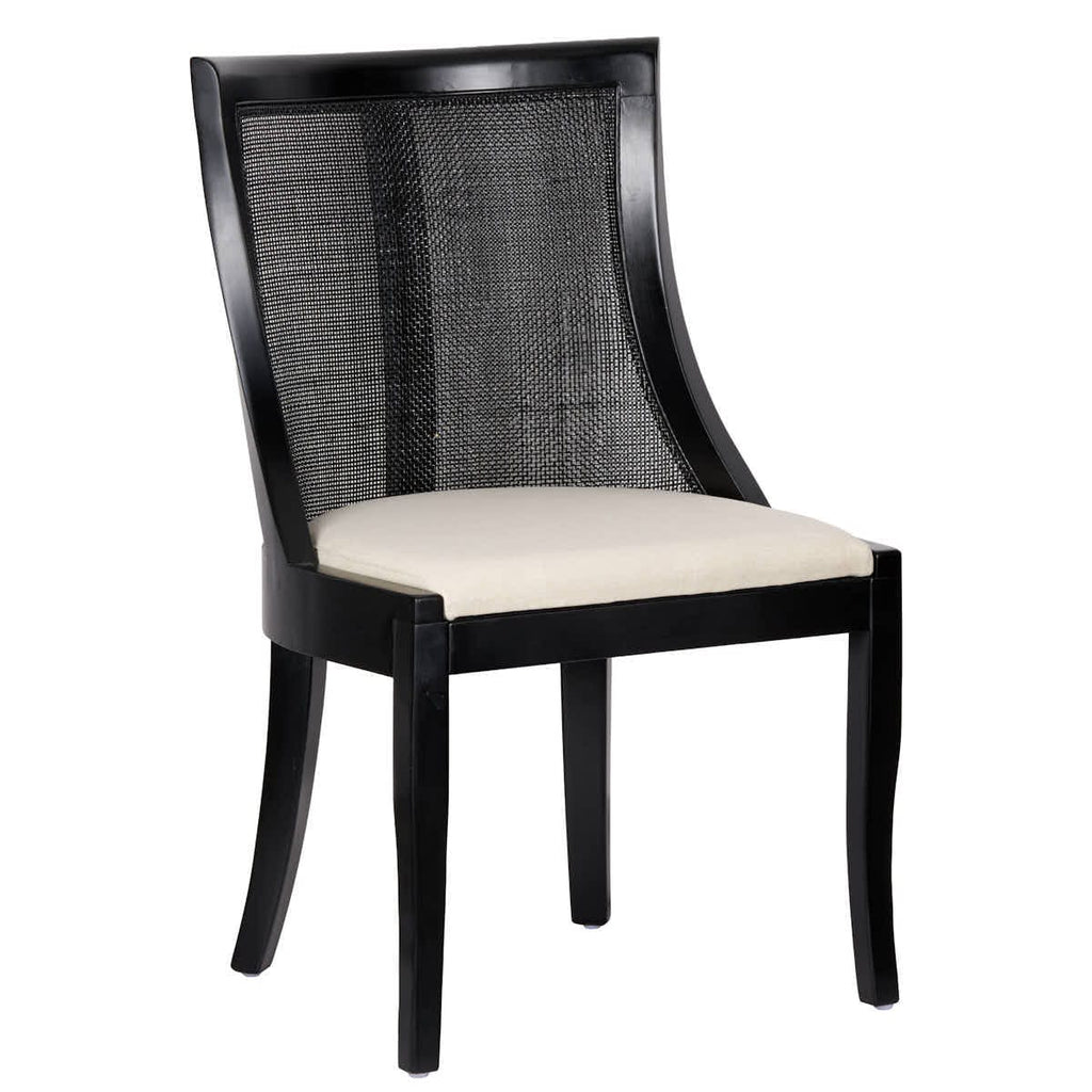 Hampton Wood Chair with Fabric Cushion