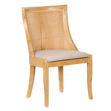 Wash Hampton Chair with Fabric Cushion
