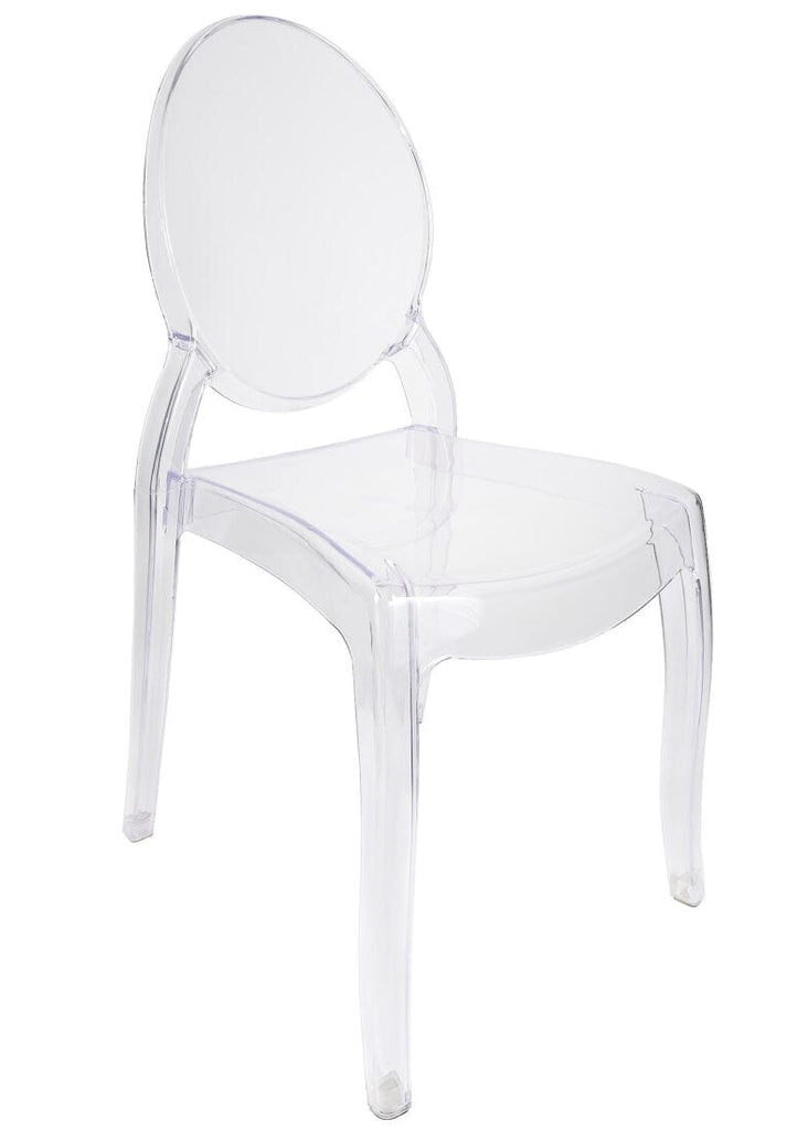 Resin Oval Back Sophia Ghost Chair