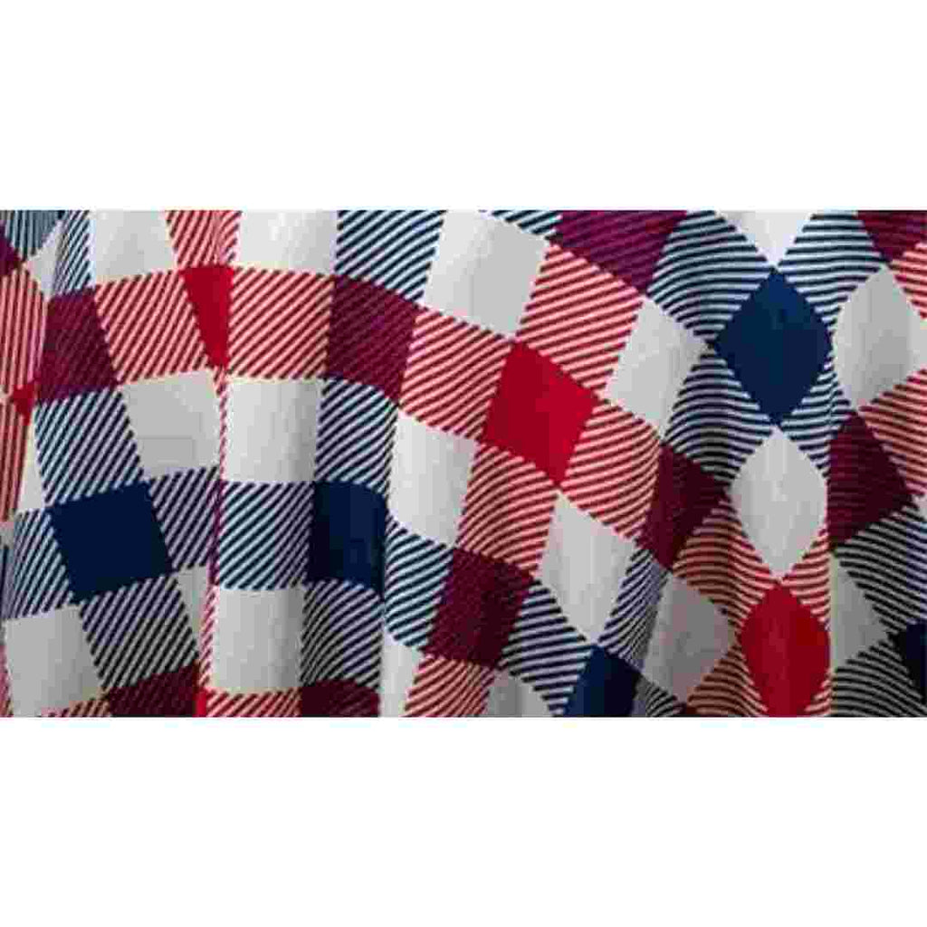 90" x 156" Rectangle Tablecloth Oxford Colonial Homestead Multi