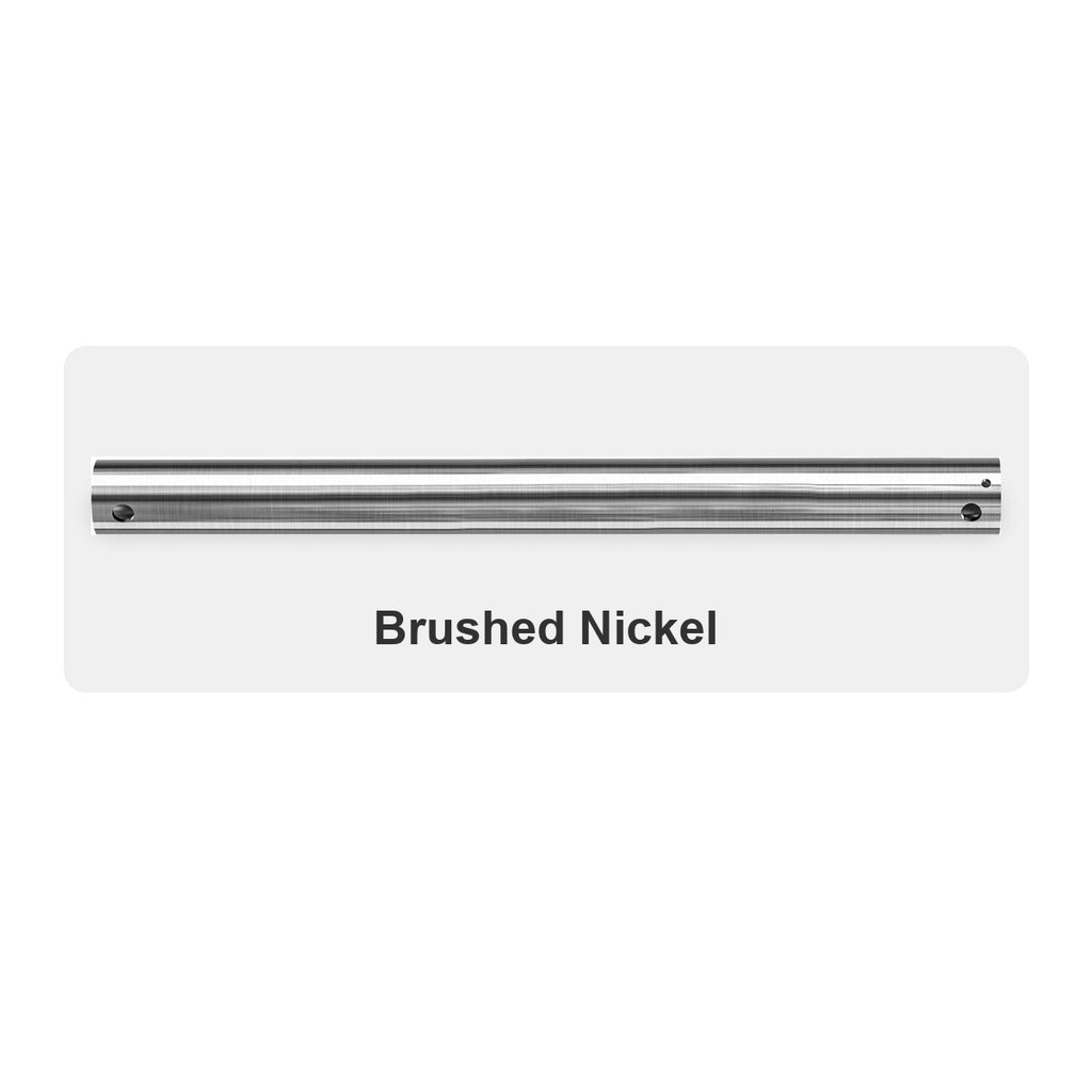 Ceiling Fan Downrod Extension Pole - Steel, 1 Inch Diameter, Non-Threaded Universal Fit