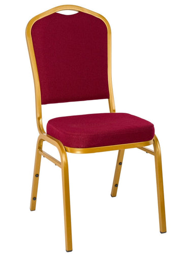 Fabric on Frame Crown Back Banquet Chair