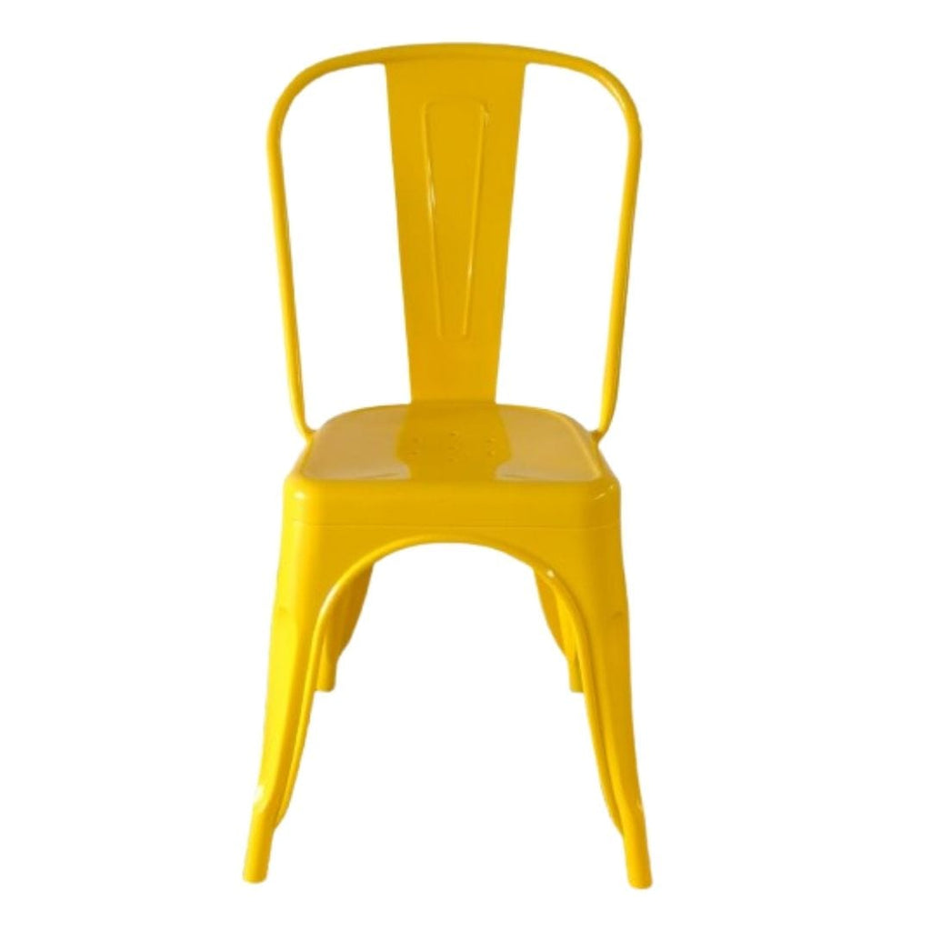 Yellow All Weather Tolix Style Resin Chair