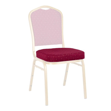 Fabric with Dots 2.5" Cushion for Crown, Dome and Square Banquet Chairs