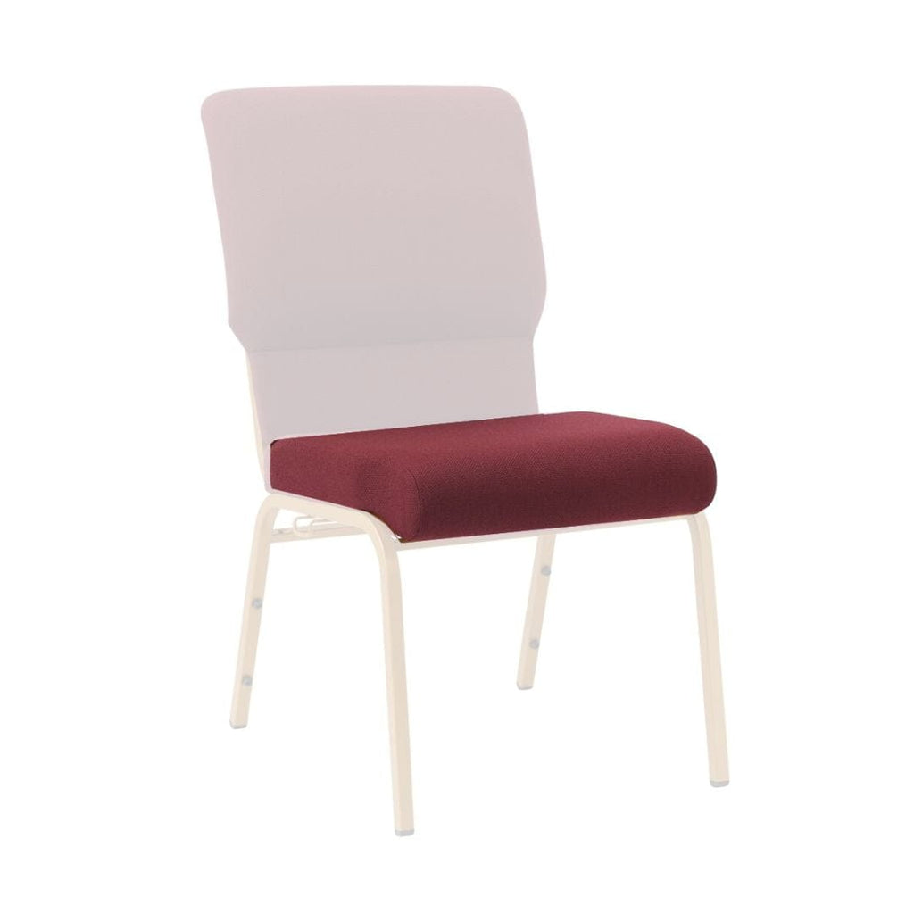 18.5" Fabric Church Chair Seat Cushion Replacement