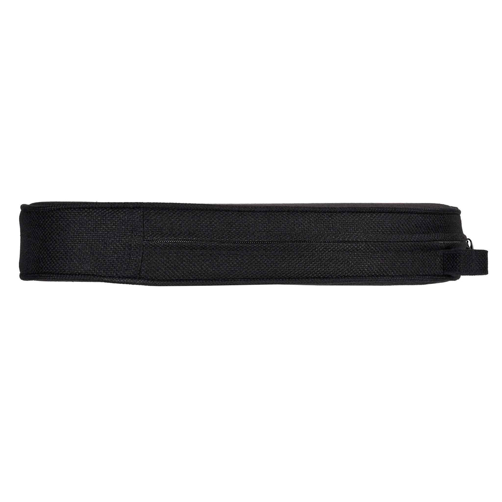 Black with Black Piping 2.5" Thick Chair Cushion - Premium Cushions