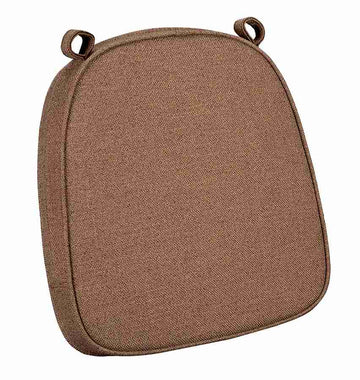 Light Brown with Light Brown Piping 2.5" Thick Chair Cushion - Premium Cushions