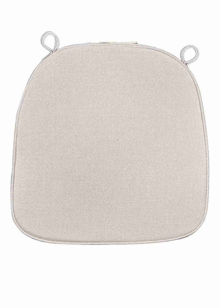 Tan with Tan Piping 2.5" Thick Chair Cushion - Premium Cushions