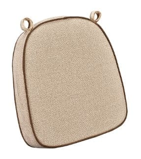 with Piping 2.5" Thick Chair Cushion - World's Best Cushions
