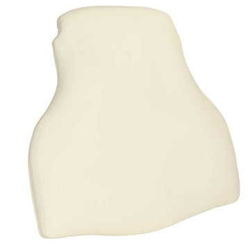 Ivory 2.0" Thick Vinyl Panel Back Replacement Cushion for Louis Pop and Royal Chairs