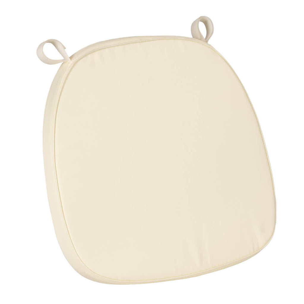 1.6" Thick Cushion for BasicResin Cross Back or Willow Chairs with Velcro Strap