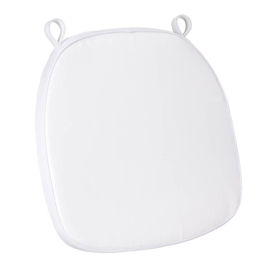 1.6" Thick Cushion for BasicResin Cross Back or Willow Chairs with Velcro Strap