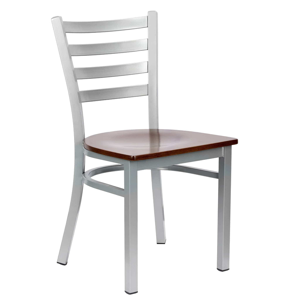 Ladder Back Restaurant Chair with Frame and Seat