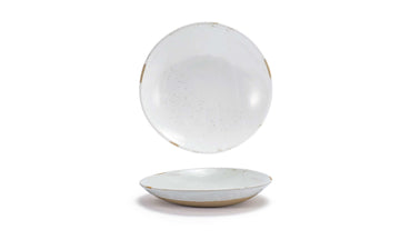 9.25" Round Low Bowl - 24 oz - Ash (Sold in case pack of 12)