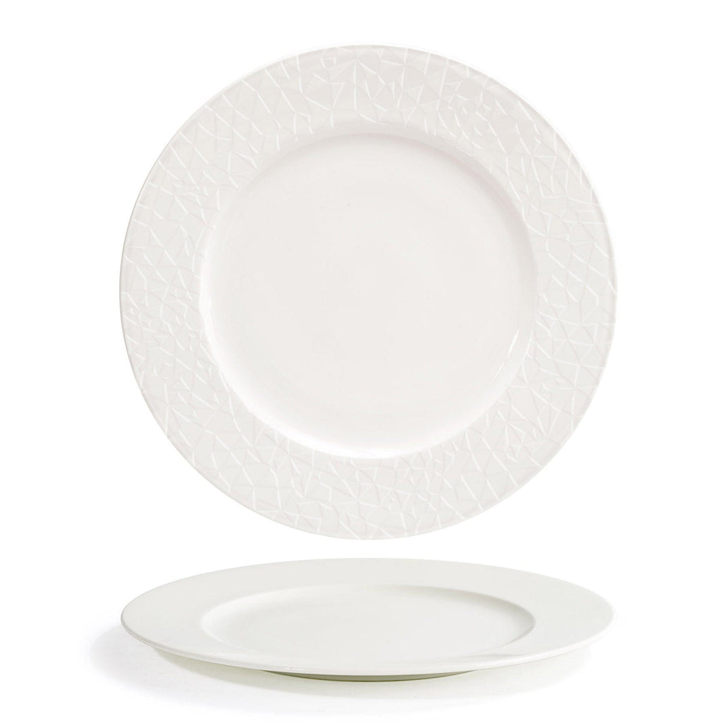 Round Rim Plate - Facet
