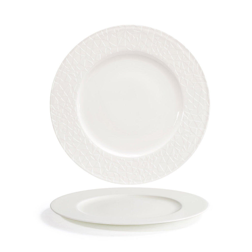 Round Rim Plate - Facet