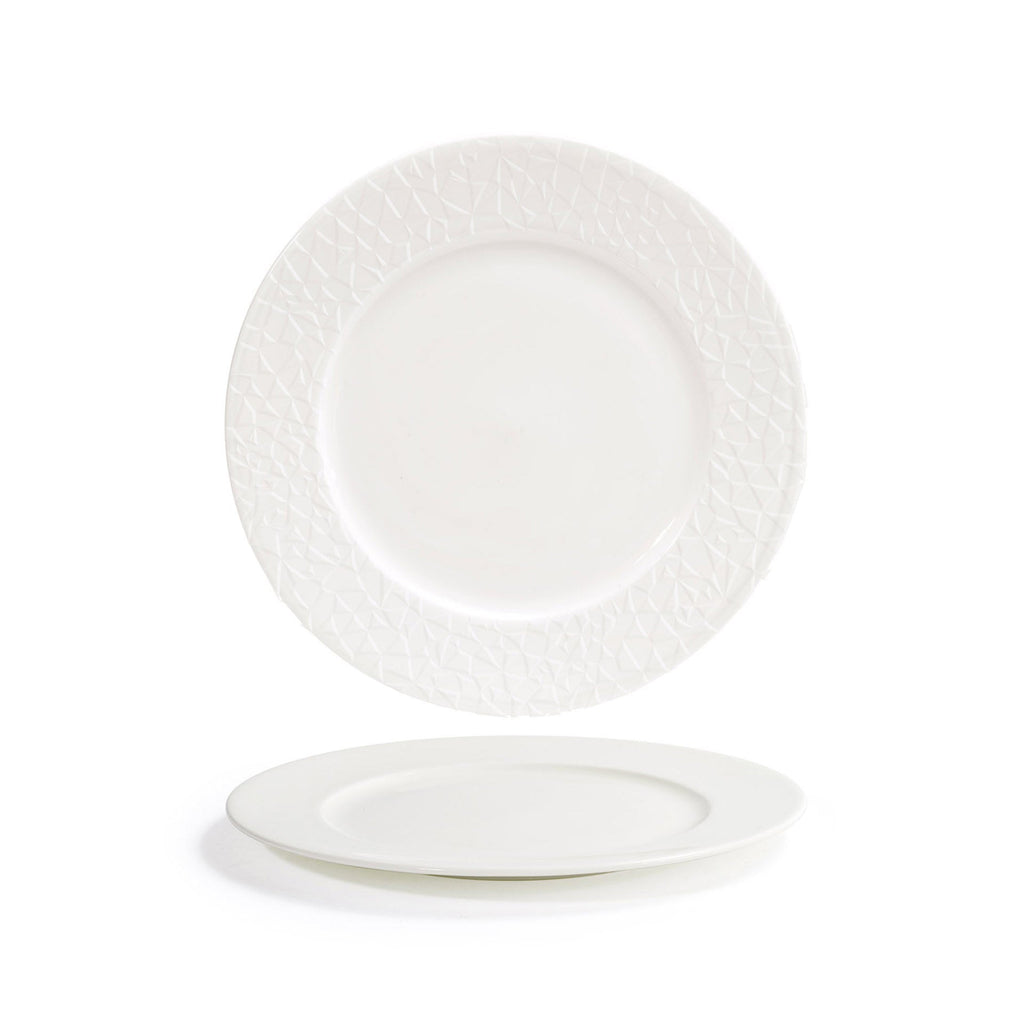 Round Rim Plate - Facet
