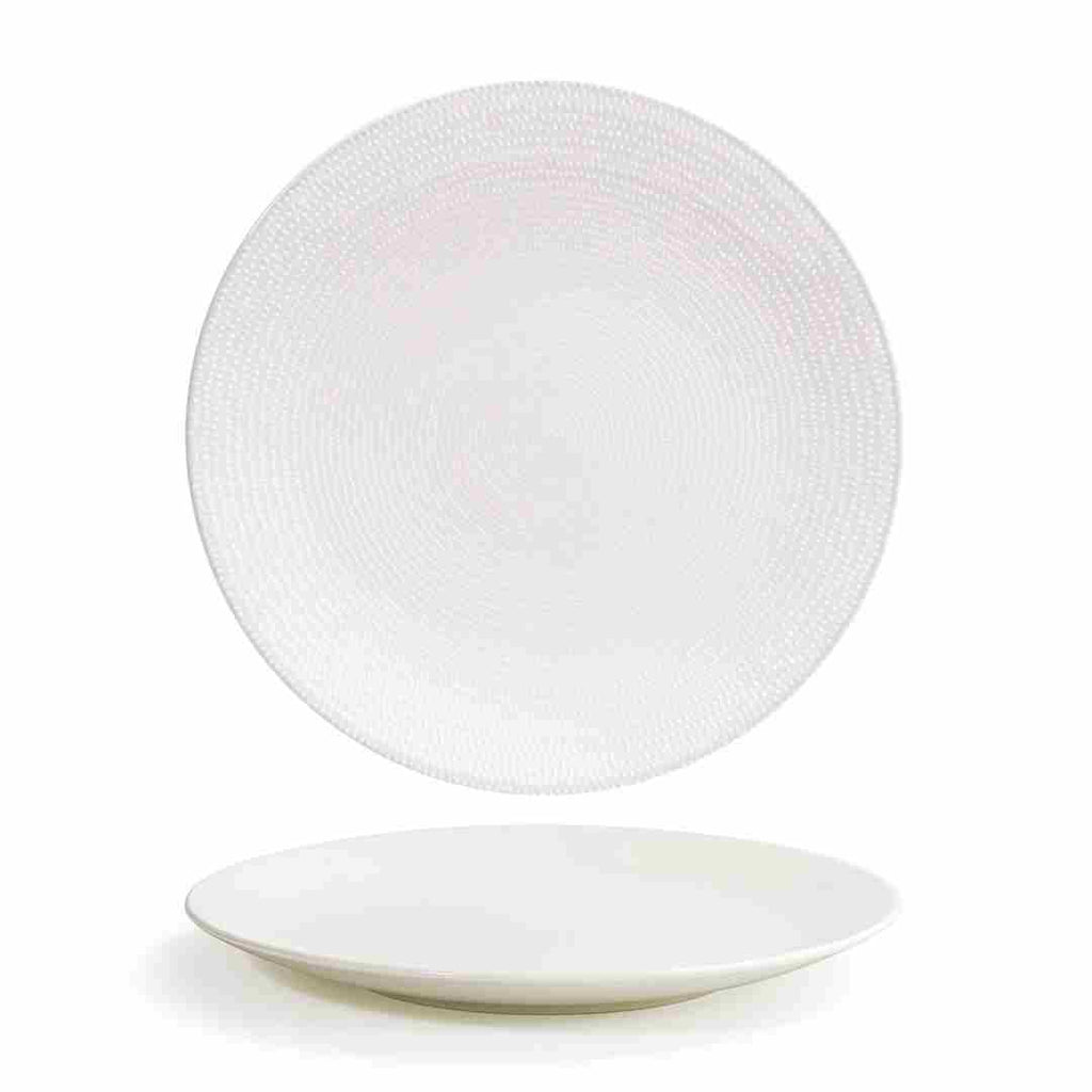 Round Coupe Plate - Pearl