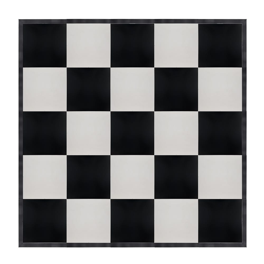 Black & White Portable Dance Floor