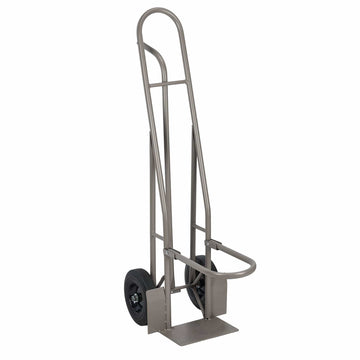 Gray Space Saving Ballroom Chair Steel Stack Dolly - up to 7 chairs