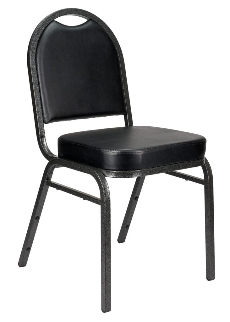 Vinyl Steel Frame Dome Back Banquet Chair