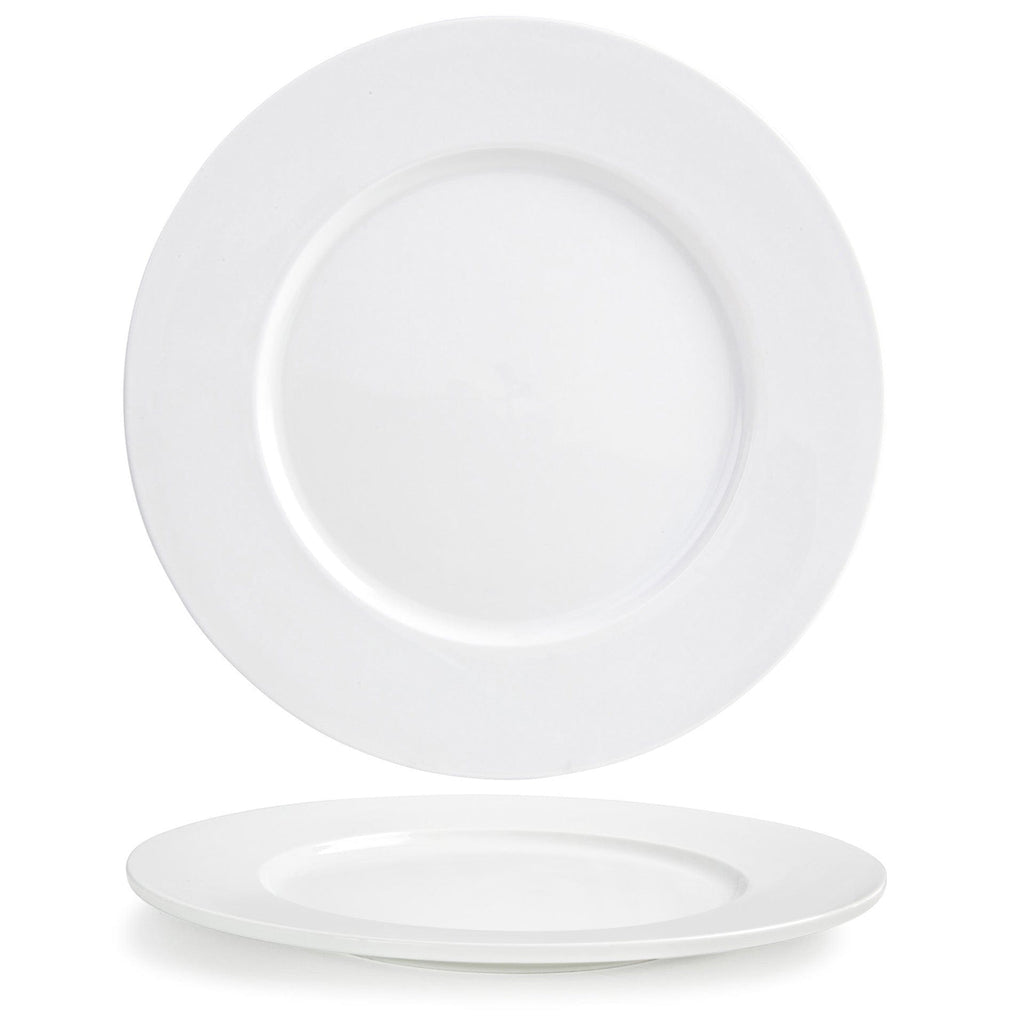 Monaco Superwhite Round Porcelain Plate