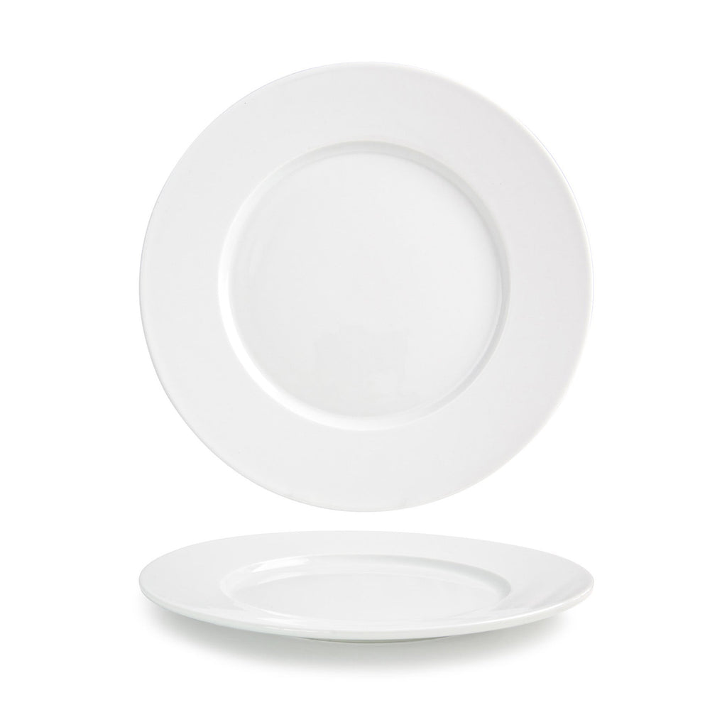 Monaco Superwhite Round Porcelain Plate
