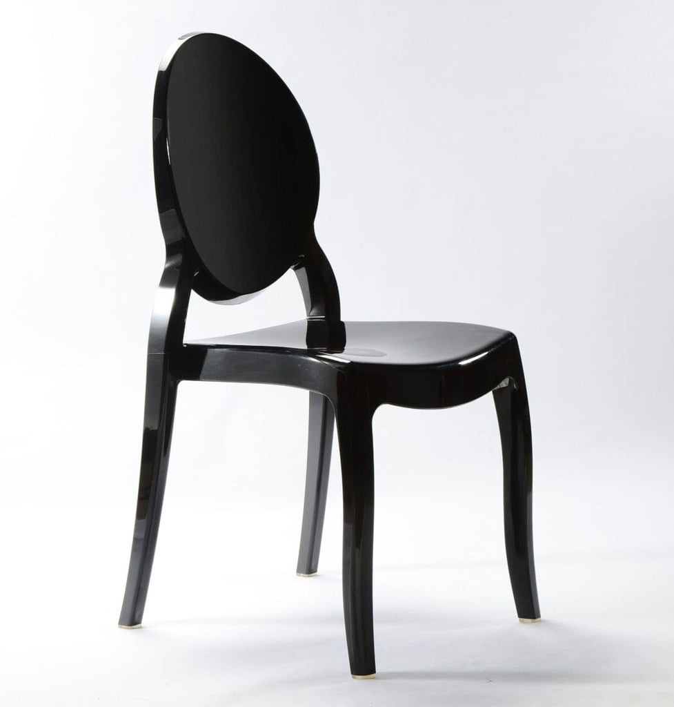 Resin Oval Back Sophia Ghost Chair