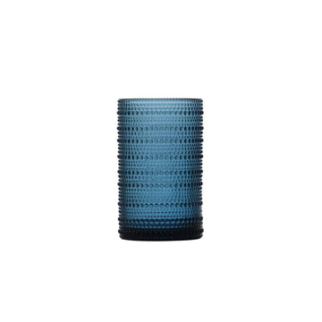 D&V Jupiter Cornflower Ice Bev Glass 13oz (.35L) 7.5x12.5cm - Case of 24 - DV.JUPITERBL.03