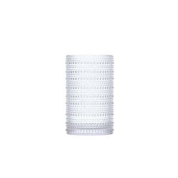 D&V Jupiter Clear Ice Bev Glass 13oz (.35L) 7.5x12.5cm - Case of 24 - DV.JUPITERCL.03
