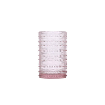 D&V Jupiter Pink Ice Bev Glass 13oz (.35L) 7.5x12.5cm - Case of 24 - DV.JUPITERPK.03