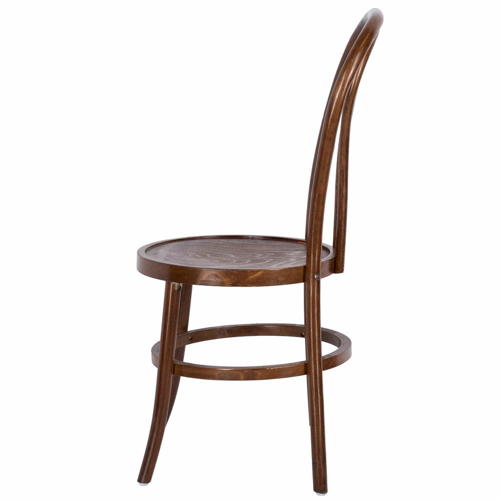 Scratch and Dent Fruitwood Heavy-Duty Wood Bentwood Chair