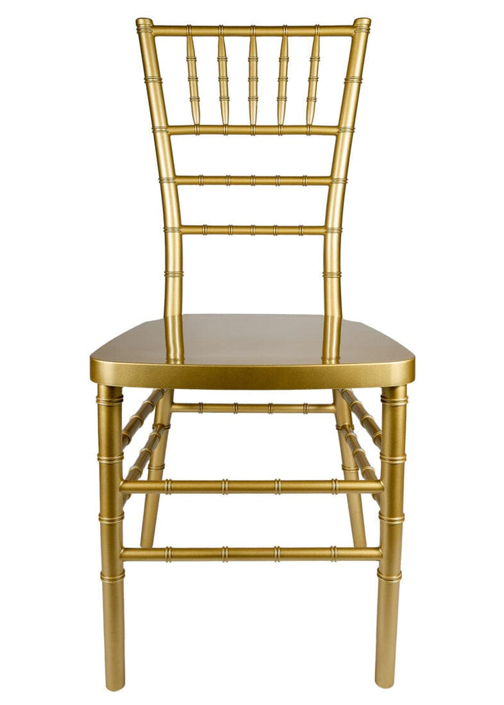 Classic Gold Resin Steel-Core Ballroom Chair