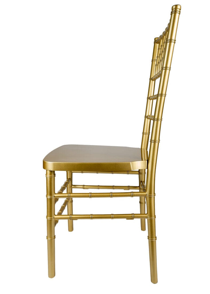 Classic Gold Resin Steel-Core Ballroom Chair