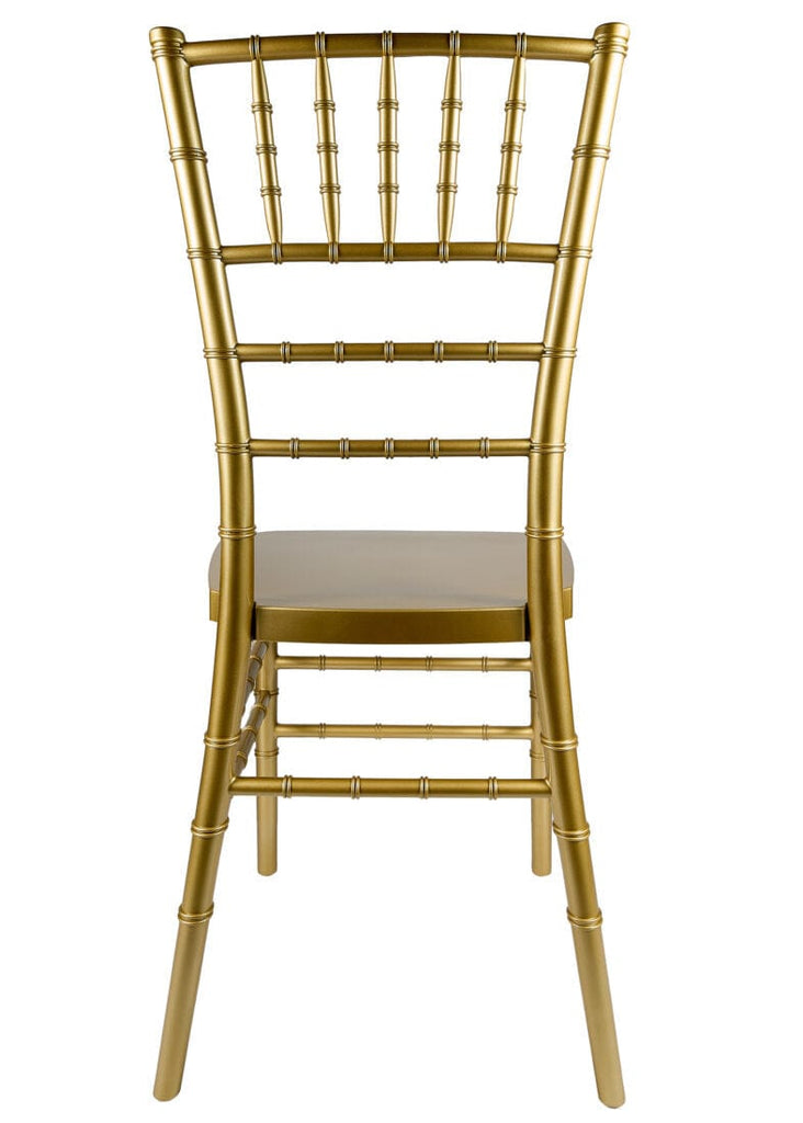 Classic Gold Resin Steel-Core Ballroom Chair